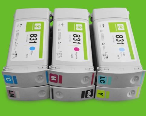 หมึกHP 831B 775-ml Yellow Latex Ink Cartridge (CZ691A)เทียบเท่า