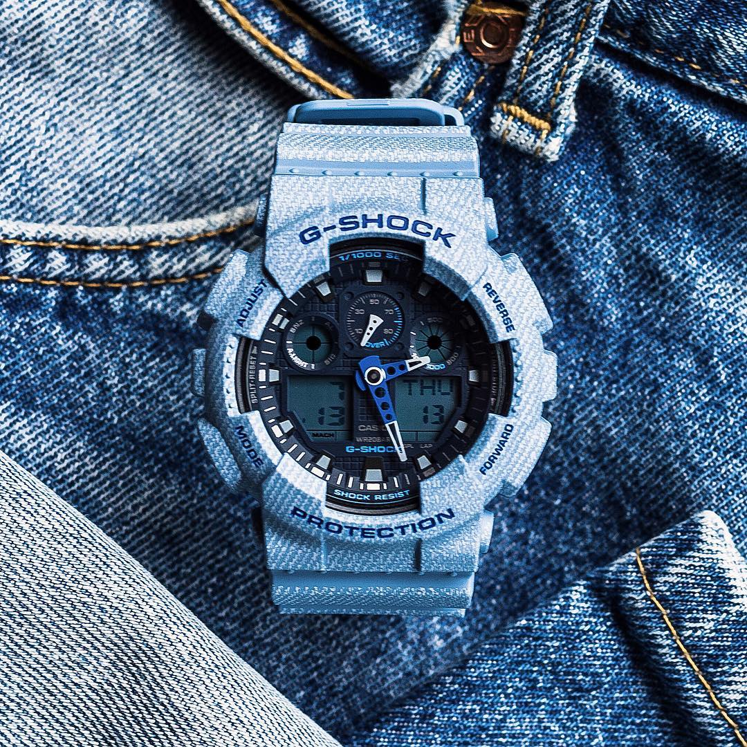 Casio G-shock ชาย GA-100DE-2ADR
