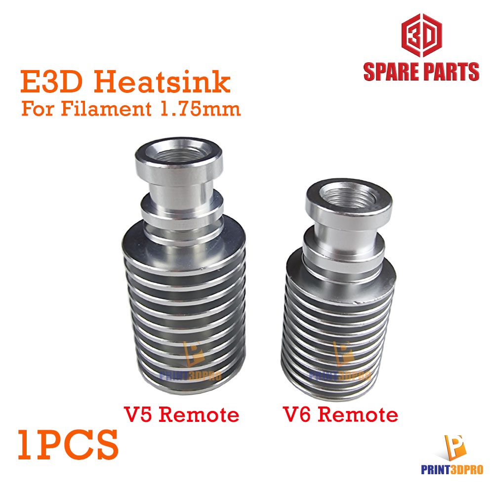 3D Printer Part E3D Heatsink V5 / V6 For Filament 1.75mm Model Remote Series Cooling Block 3D Heat sink
