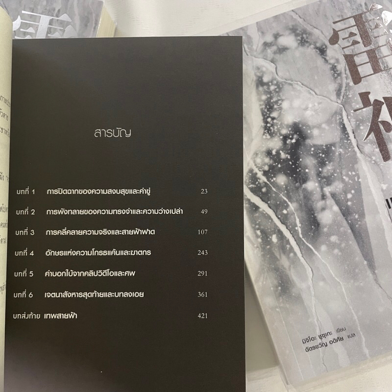 คำสาปเทพสายฟ้า / ผู้เขียน: มิจิโอะ ชูสุเกะ / สำนักพิมพ์: น้ำพุ / หมวดหมู่: นิยายแปล