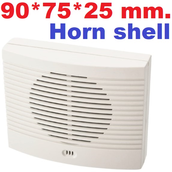 กล่องพลาสติก 90*75*25 mm. สีขาว กล่องใส่ลำโพง (ไม่รวมน็อตสกรู) Horn shell small box instrument plastic shell 90x75x25 mm. (without screws)