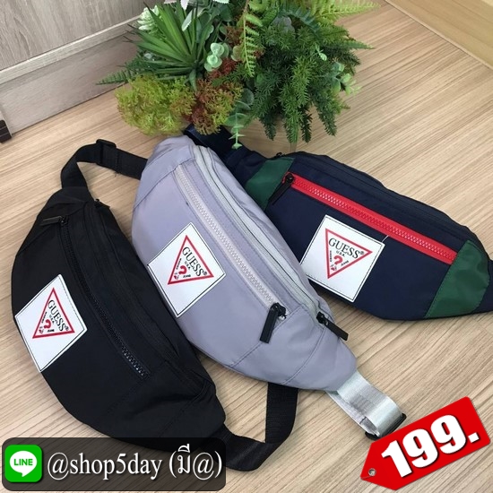 ♨️ กระเป๋าคาดอก-เอว GUESS งานป้าย ผ้าลื่น (2020)