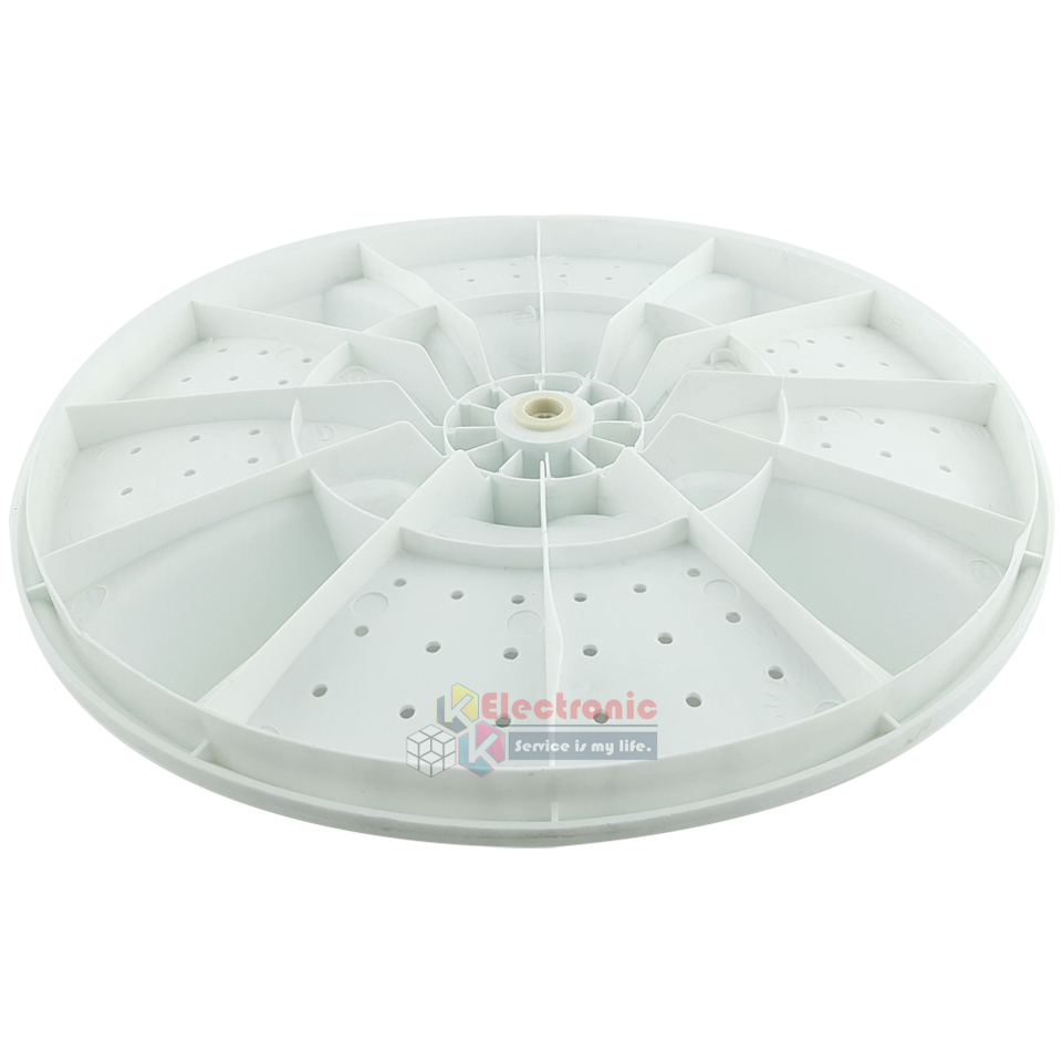 ใบพัดซักเครื่องซักผ้า HAIER-ไฮเออร์ รุ่น HWM-T85M ขนาด 35 เซนติเมตร รูแกน 10 ฟันเฟือง สามารถใช้กับเครื่องซักผ้าทั่วไป