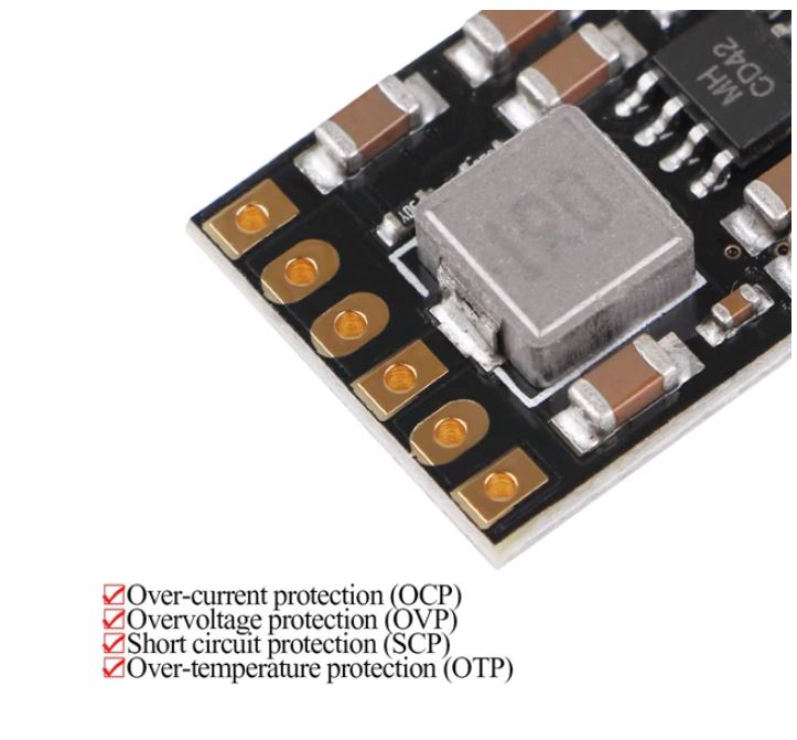 โมดูลชาร์จแบตเตอรี่ ลิเธียม 3.7V 4.2V 18650 lithium battery charge and discharge integrated module 2A 5V charging boost power supply board protection