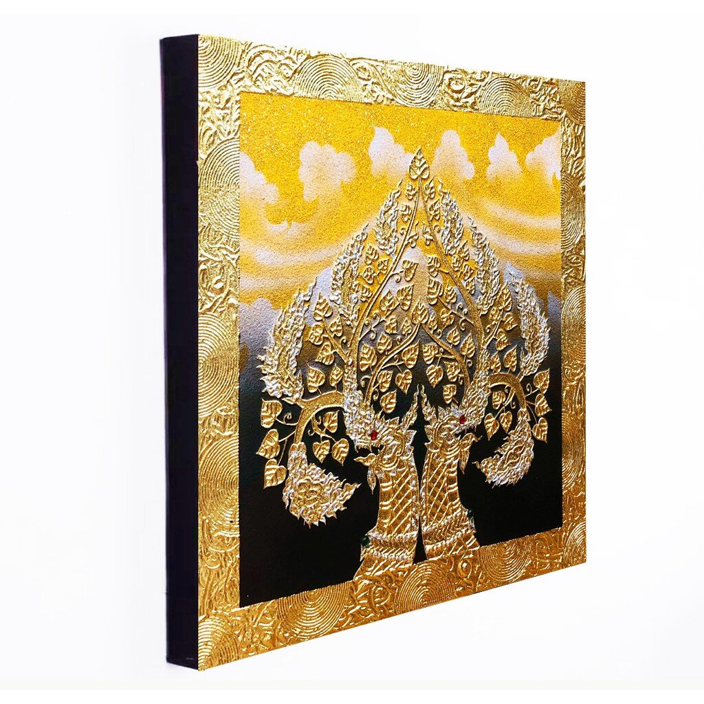 ภาพวาดต้นโพธิ์ A0216