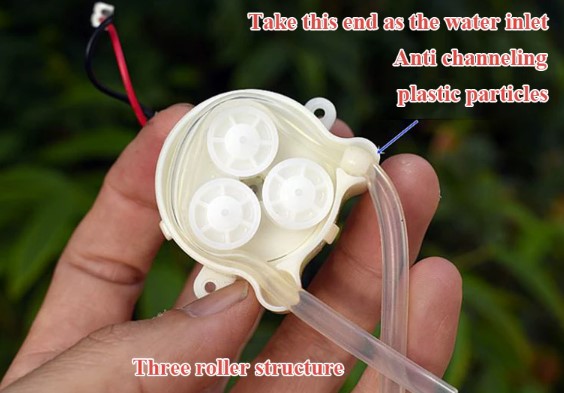 ปั๊มรีดสายยาง DC 5V Small Mini Peristaltic Pump Liquid Water Self-priming Suction Pump