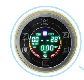 เครื่องฟอกอากาศกรองอากาศAir Purifier มาตรฐานPM2.5รุ่น JH-806 ราคาถูก เหมาะสำหรับขนาดห้อง 21-30 ตรม.