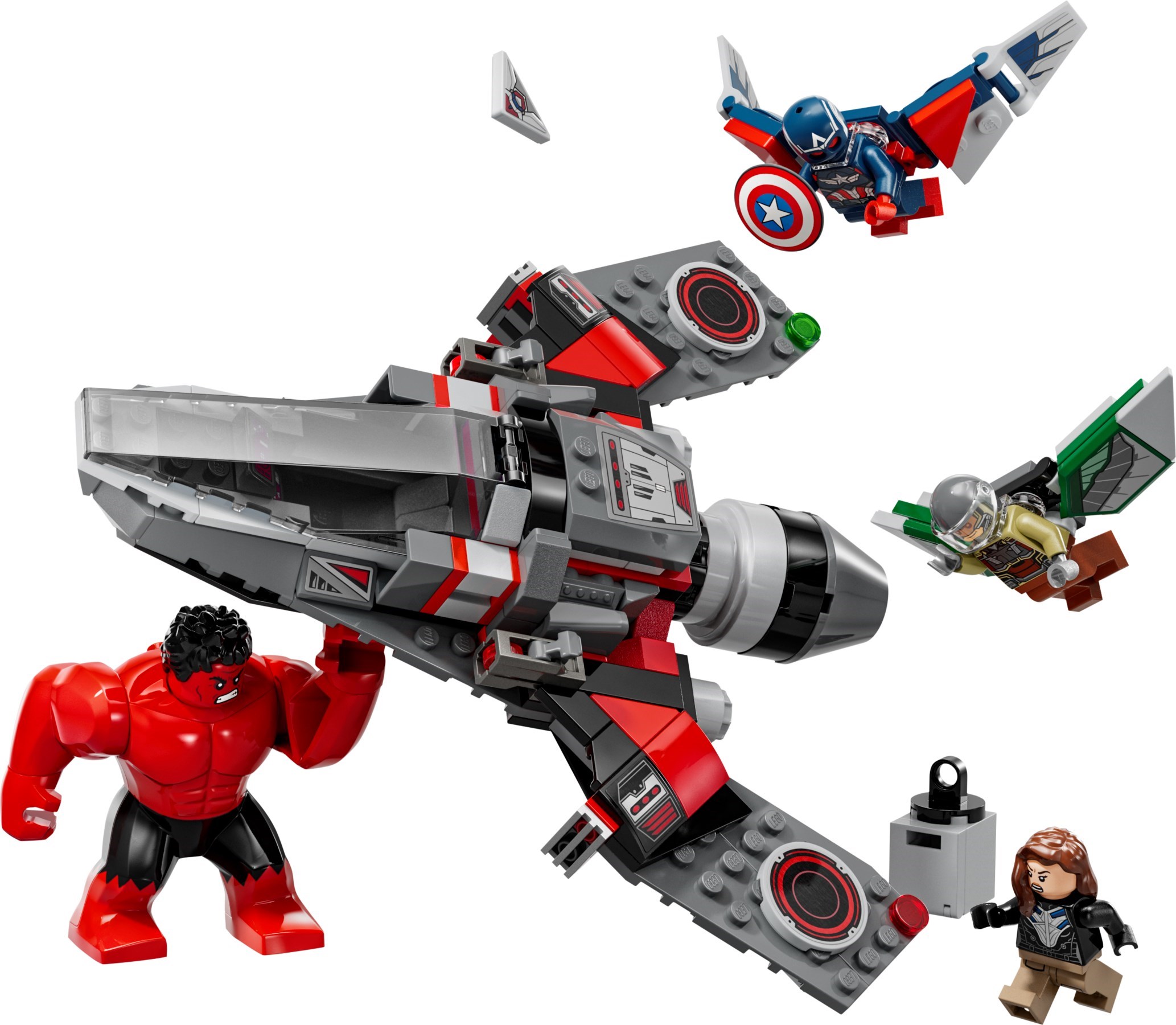 LEGO Super Heroes Marvel เลโก้ 76292 Captain America vs. Red Hulk Battle