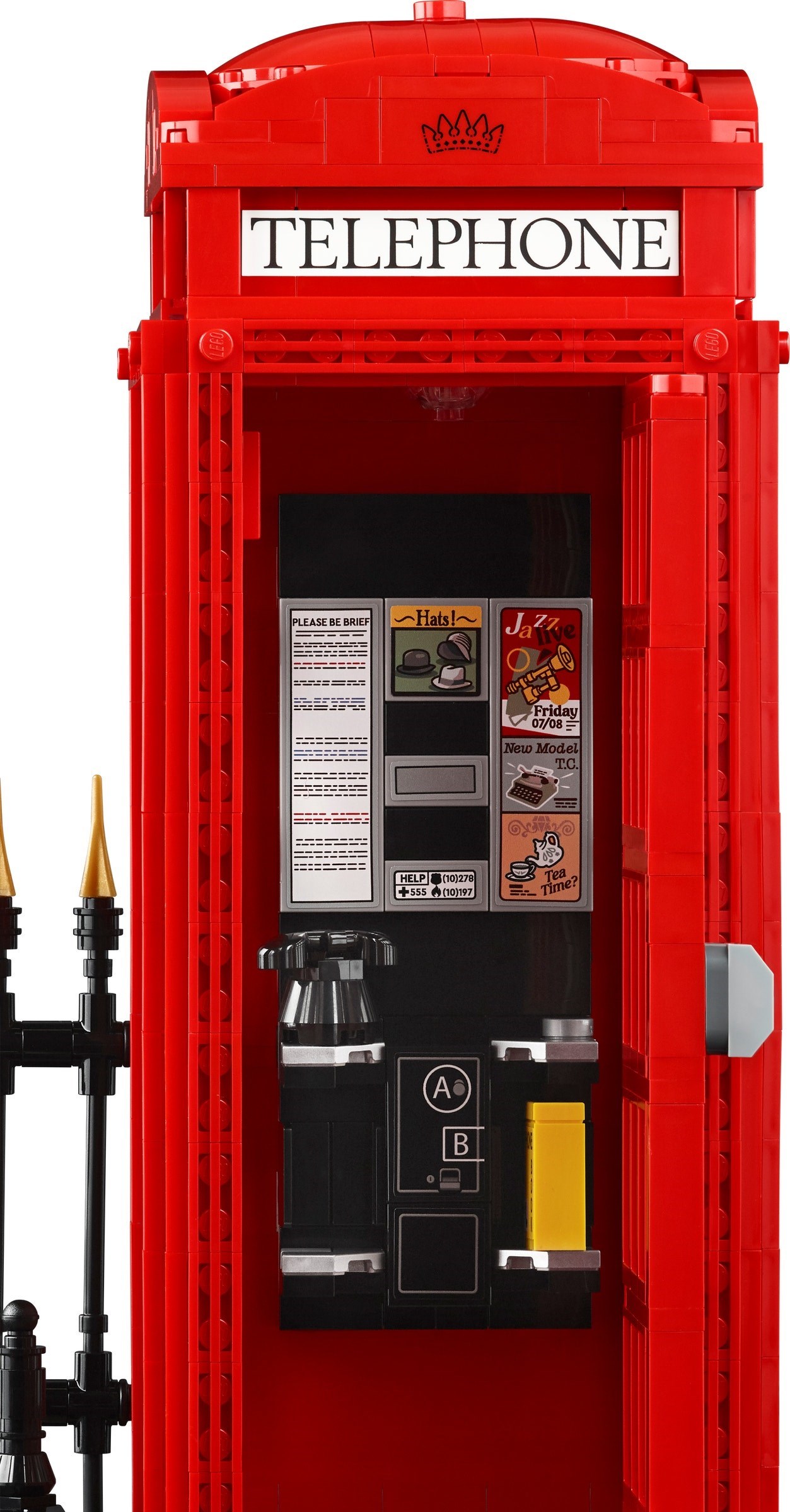 LEGO เลโก้ 21347 Red London Telephone Box