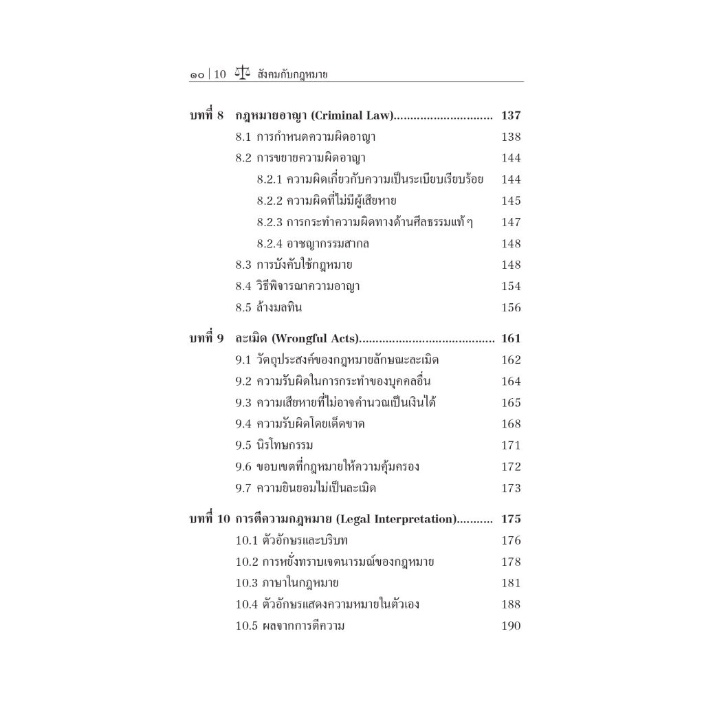 สังคมกับกฎหมาย (ศ.ดร.ทวีเกียรติ มีนะกนิษฐ) ปีที่พิมพ์ : เมษายน 2566 (ครั้งที่ 9)