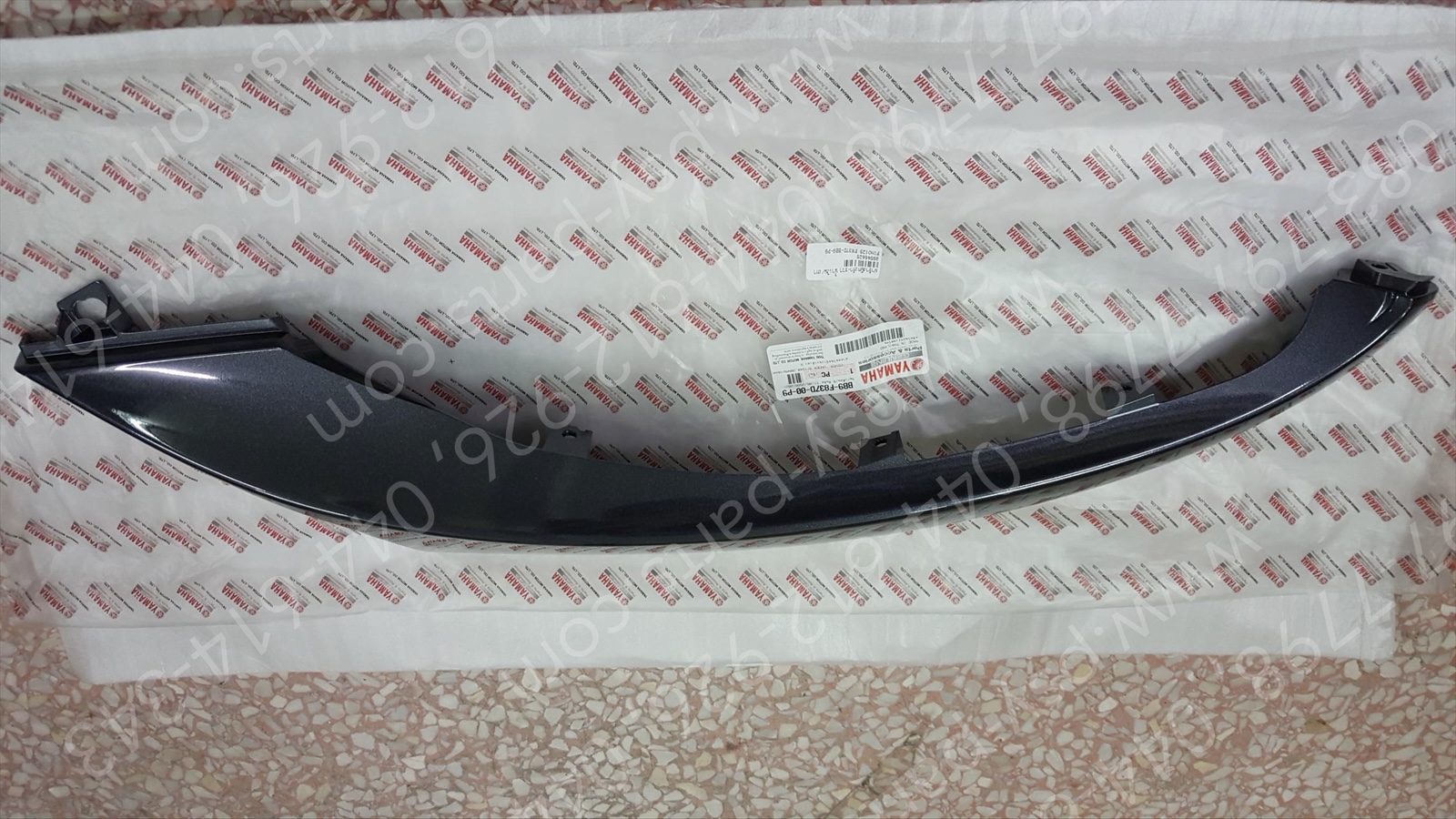 ฝาข้างพักเท้า-ขวา FINO 125 แท้ๆ สีน้ำเงินเทา BB9-F837D-00-P9