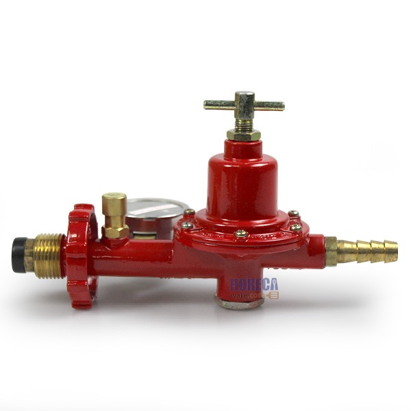 High pressure regulator with pressure gauge + safety R924sp, Nanotech brand