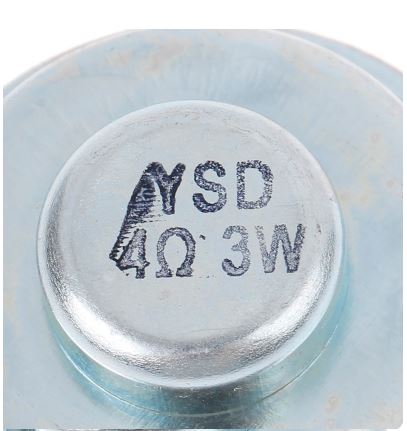 ลำโพง 4 Ohm 3W ขนาด 4 cm small audio horn speaker 3 watt toy speaker mini amplifier round small speaker diameter 4CM