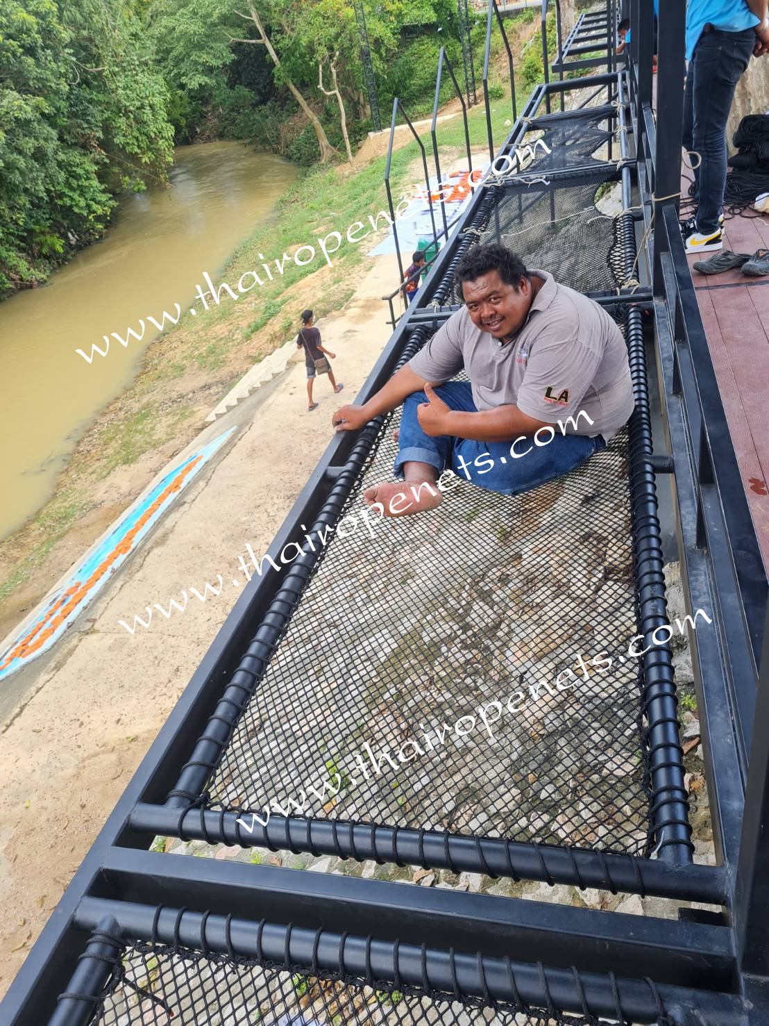 เชือกมัดโครงเปลตาข่าย เชือกที่ผูกกับเหล็ก เชือกผูกเปล RopeHammock เชือกสีดำ เชือกใยนิ่ม