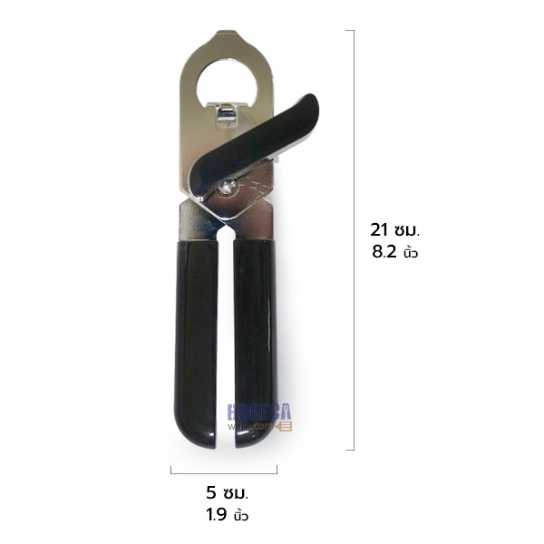 ที่เปิดกระป๋อง ด้ามดำ รุ่นประหยัด สมอ