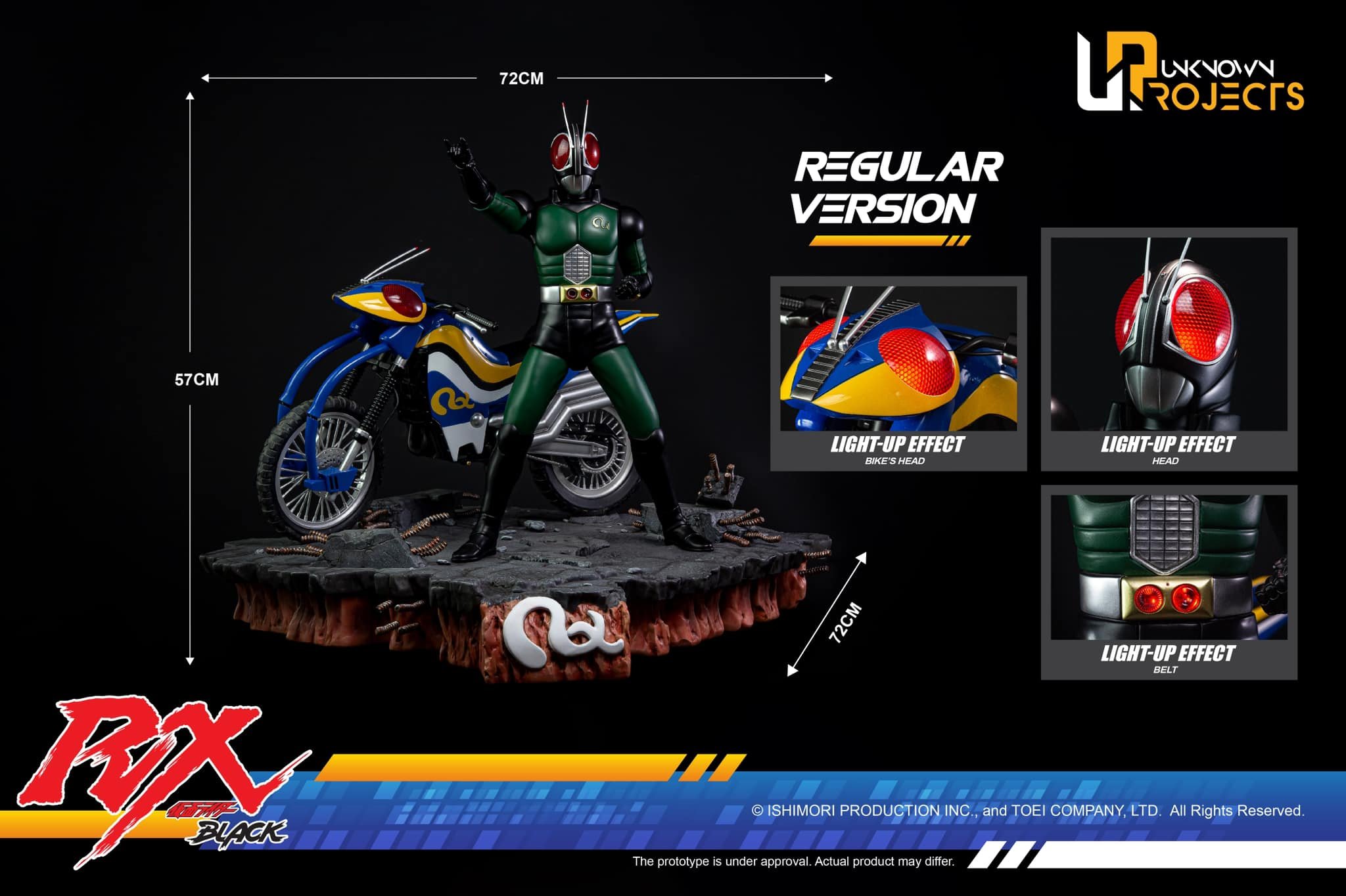 Unknown Projects Classic Signature Arte Series Masked Rider BLACK RX [Deluxe Version]
