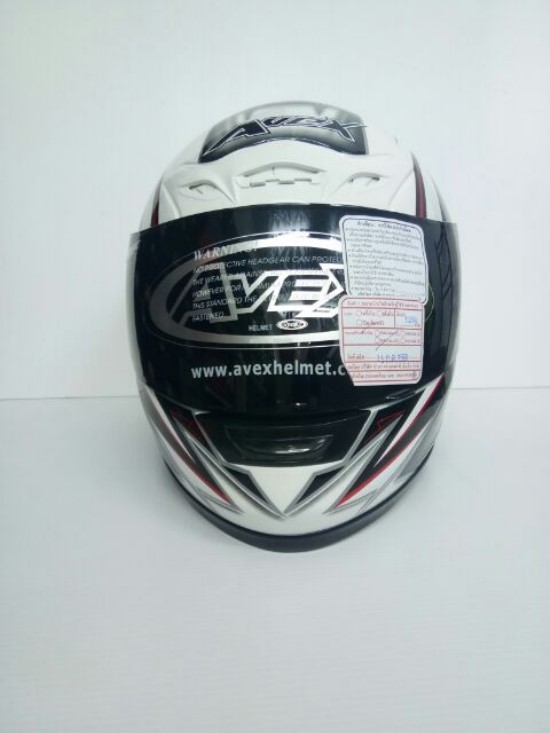 🔥หมวกกันน็อค DX ขาวดำ