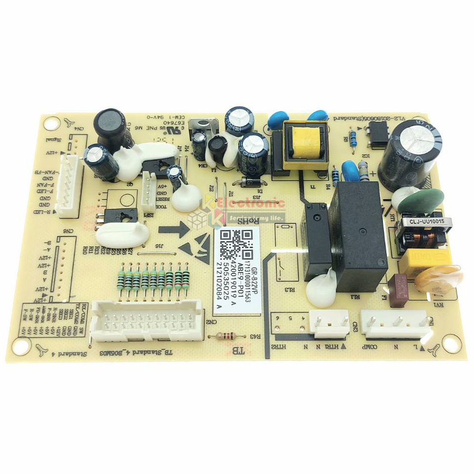 แผงบอร์ดตู้เย็นTOSHIBA(โตชิบา)รุ่น*GR-B22KP*อะไหล่แท้*ใช้ได้กับทุกรุ่นที่ทางร้านระบุไว้