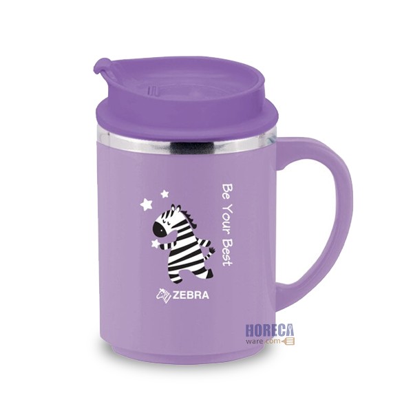 ถ้วยน้ำ 2ชั้น Prim V หัวม้าลาย