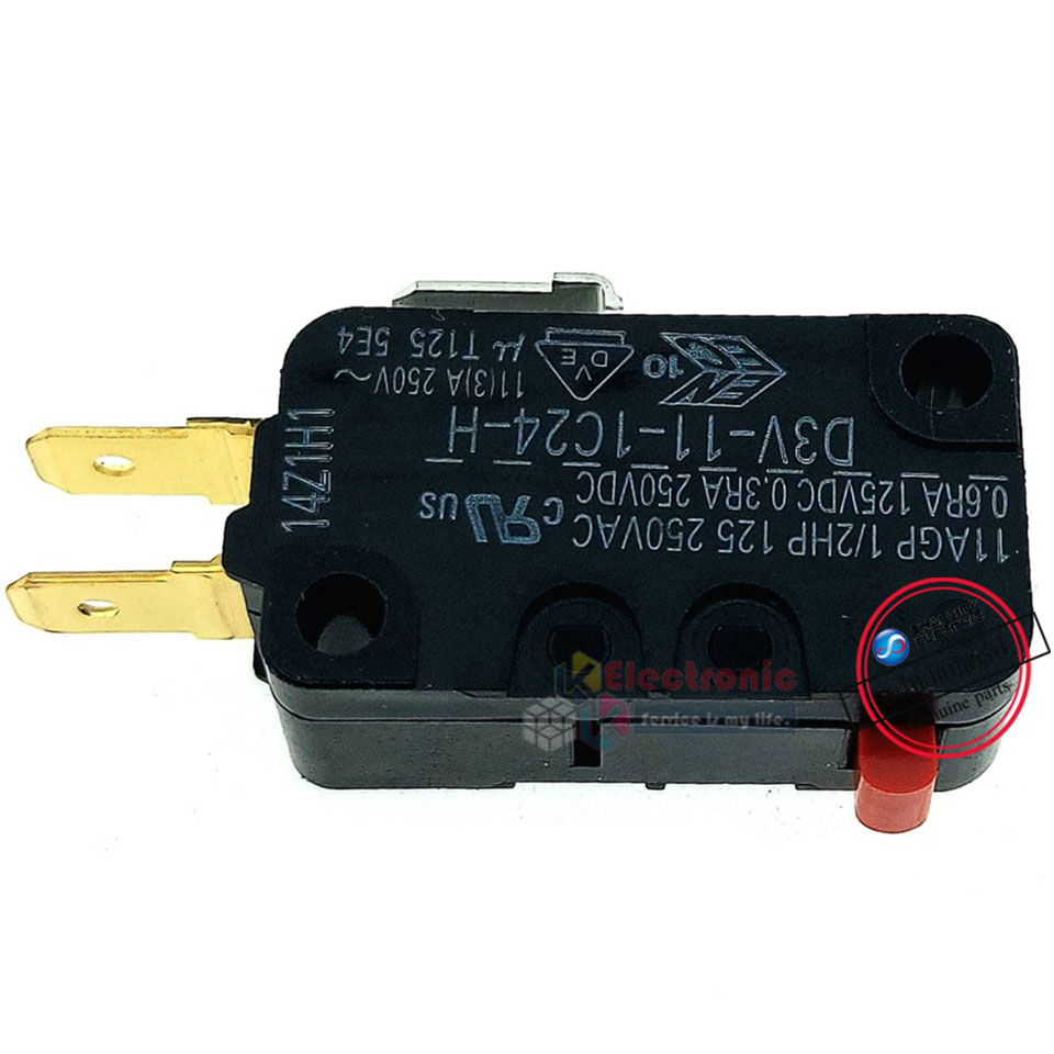 ไมโครสวิทช์หม้อหุงข้าวSHARP-ชาร์ป*อะไหล่แท้ตรงรุ่นใช้ได้กับทุกรุ่นที่ทางร้านระบุไว้ #อะไหล่หม้อหุงข้าวแท้SHARP #10E#11E#R18#R19#R23#19ET#A19ST