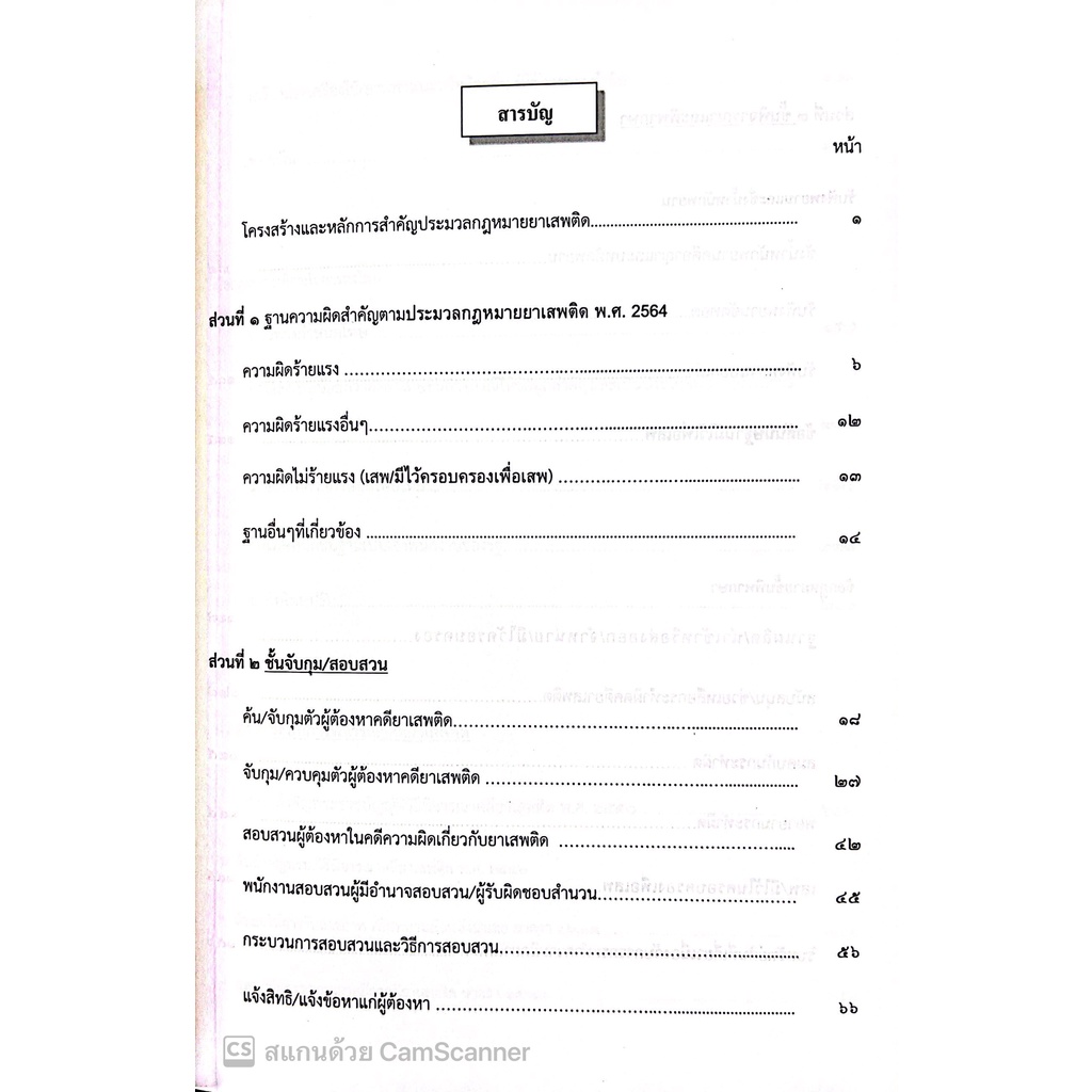 (ตำหนิ มุมยับ)คดียาเสพติด แก้ไขเพิ่มเติม ปี พ.ศ.2565 (สุจิต ปัญญาพฤกษ์) ปีที่พิมพ์ : พฤศจิกายน 2565