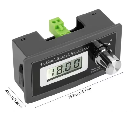 4-20mA เครื่องกําเนิดสัญญาณ 2-wire 4-20mA Current Loop Signal Generator Panel-mounted Current Transducer Support 2,3,4 wires