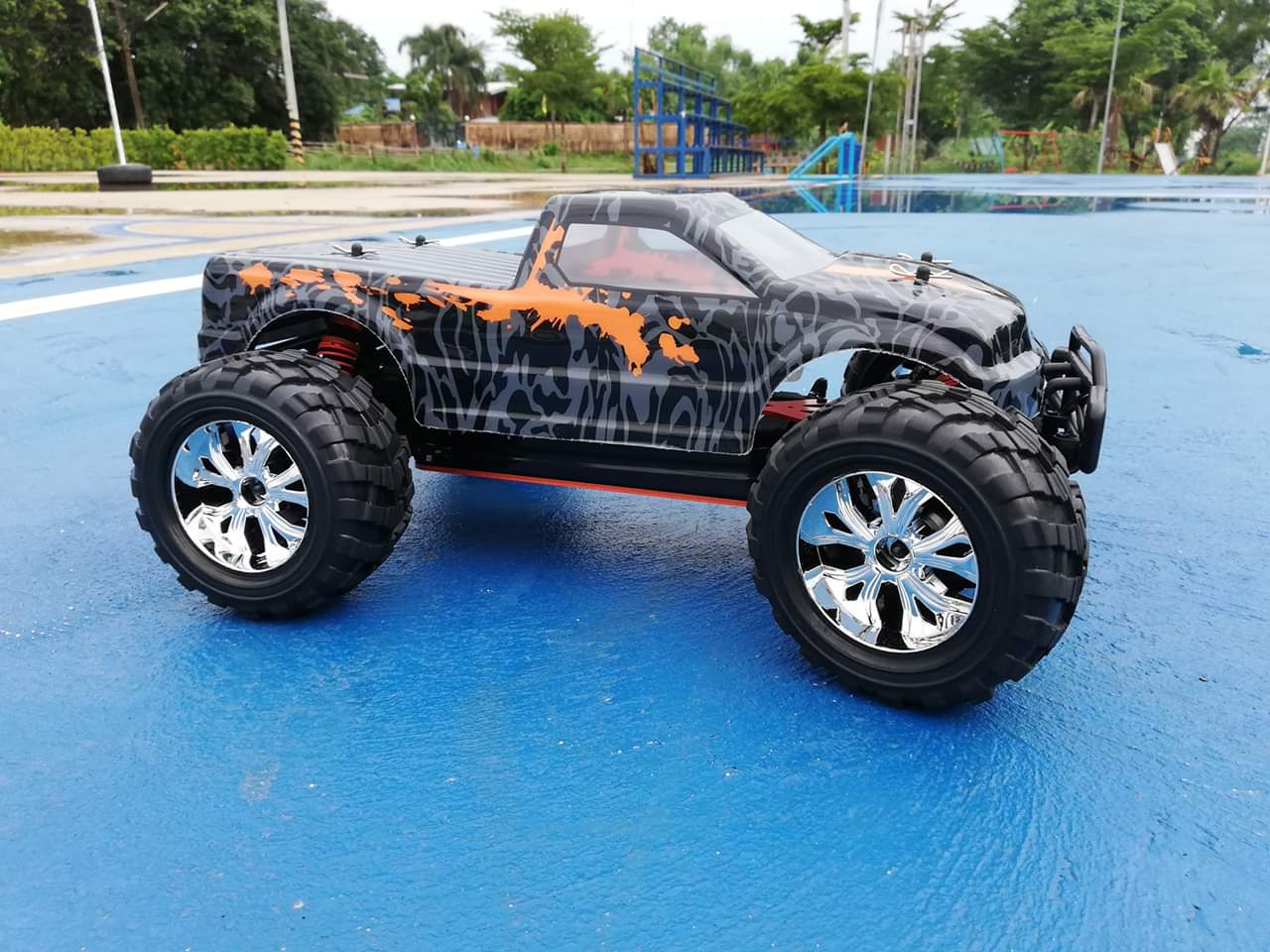 รถบังคับวิทยุ KASEMOTO.MAGMA.1/10 OFF-ROAD.4WD ทางฝุนสายลุย