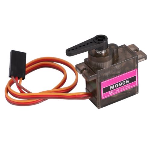 เซอร์โวมอเตอร์ MG90S เฟืองโลหะ หมุน 180 องศา 4.8V-6V Iron Gear Servo motor 180 degree 1.8kg/cm