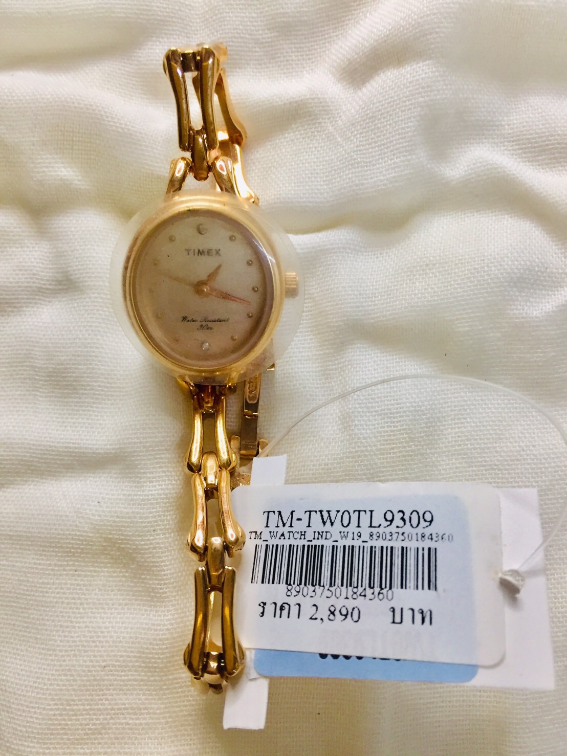 นาฬิกาข้อมือผู้หญิง Timex ของแท้100% เรือนทองหรูหรา