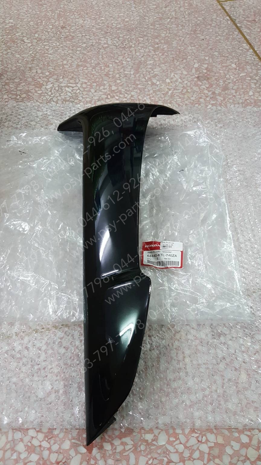 บังลม WAVE 100K, WAVE 100R แท้ๆ ซ้าย-สีดำ (A35) 64440-KTL-740ZA