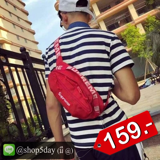 🔥กระเป๋าแฟชั่น กระเป๋าคาดอก Supreme No.B33001