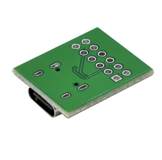 USB TYPE-C DIP PCB Connector Test Plate Solder Female Dip Pin Header Adapter
