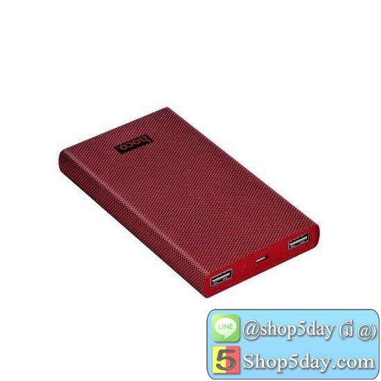 Hoco B12A 13000mAh CARBON FIBER Power Bank แบตเตอรี่สำรอง แถมฟรี ซองกำมะหยี่