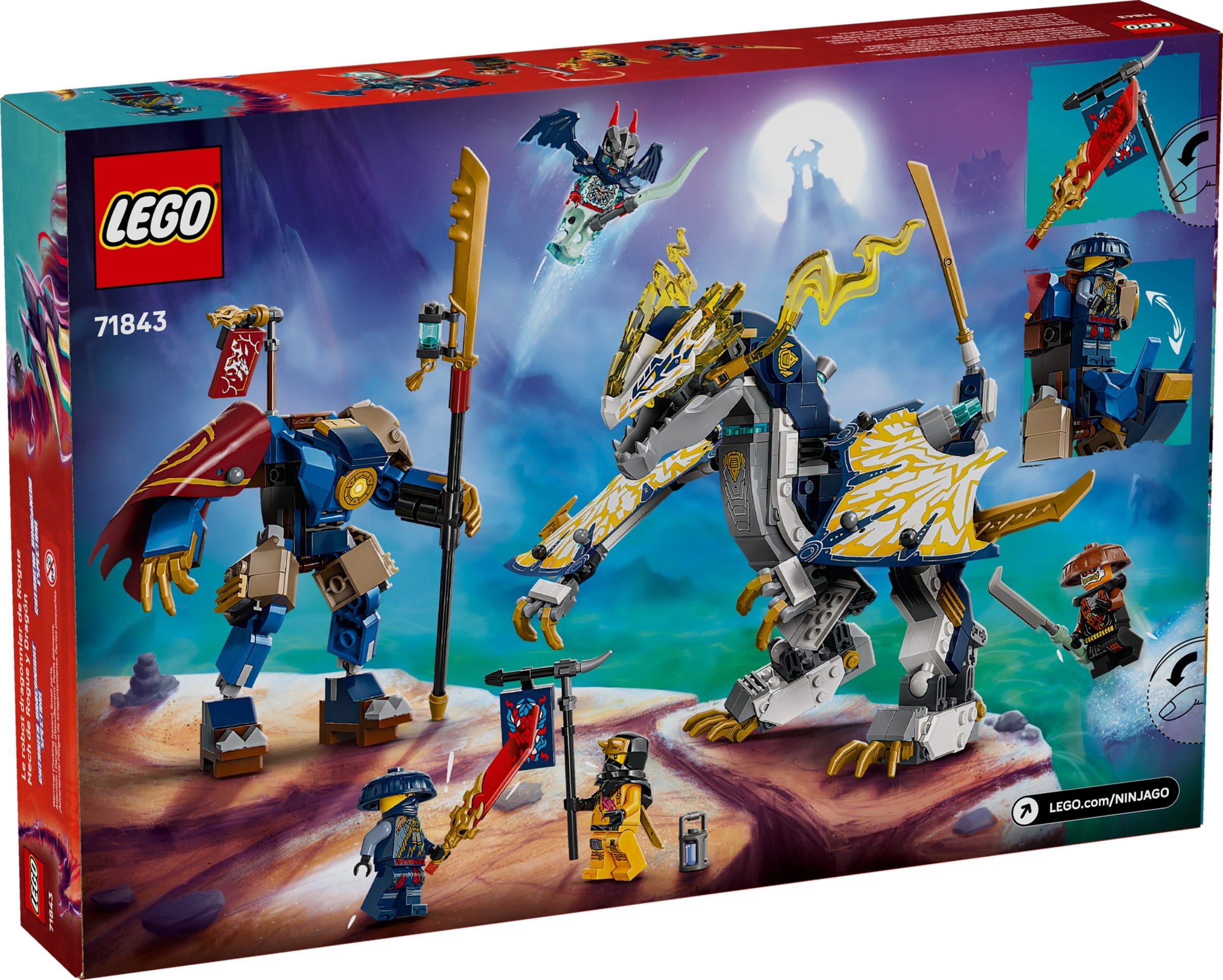 LEGO Ninjago เลโก้ 71843 Rogue's Mech Dragon Rider