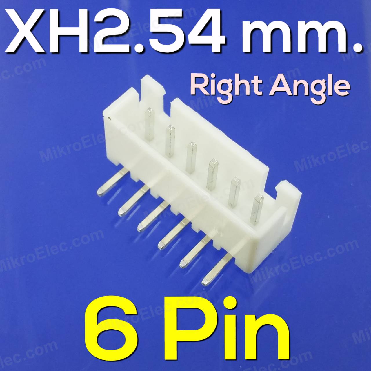 JST XH2.54 ขางอ 6ขา connector 6Pin Pitch 2.5mm Right Angle Terminal Male Plug socket PCB ขั้วต่อคอนเน็กเตอร์ ตัวผู้