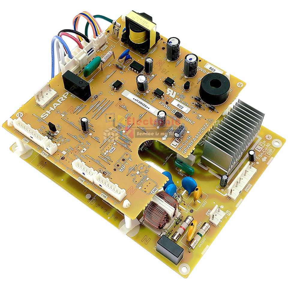 แผงบอร์ดตู้เย็นSHARP-ชาร์ป รุ่น SJ-X410T-SL/SJ-X380T-SL-อะไหล่ใหม่แท้บริษัท-ใช้ได้กับทุกรุ่นที่ทางร้านระบุไว้_อะไหล่ตู้เย็นชาร์ป