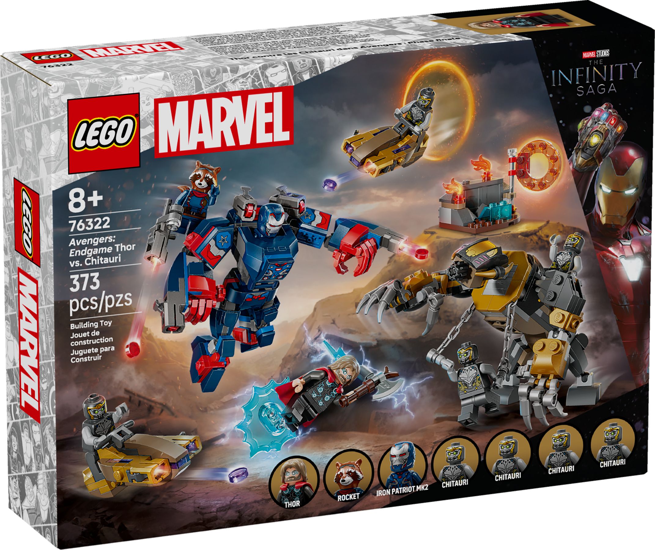 LEGO Super Heroes Marvel เลโก้ 76322 Avengers: Endgame Thor vs. Chitauri
