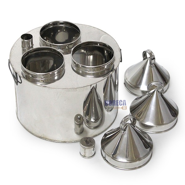 หม้อข้าวเกรียบ 3 ปาก ฝาถอดไม่ได้ เมทัลเลค-โปร