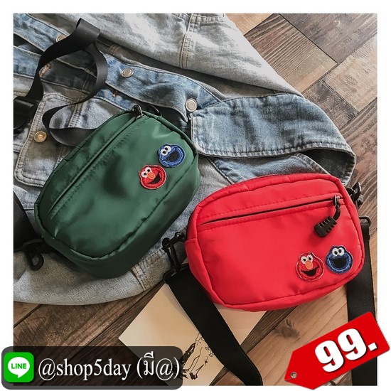 ⚡️กระเป๋าสะพายข้าง EM สุดน่ารัก 🤩 ELmo (เอลโม่)