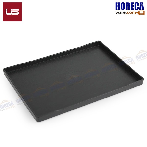Square edge wooden tray 34x24 cm. US-SL