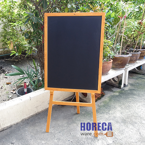 กระดานดำผืนผ้าคลาสิค ลายไม้น้ำตาล ตราเฟิร์ทแฮน