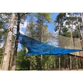 ตาข่ายกันตก Safetynets Blue 2.5 มิล ช่องตา 1.5x1.5CM.รองรับน้ำหนักคน และวัสดุที่ตกหล่นจากงานก่อสร้าง พร้อมร้อยเชือกขอบ