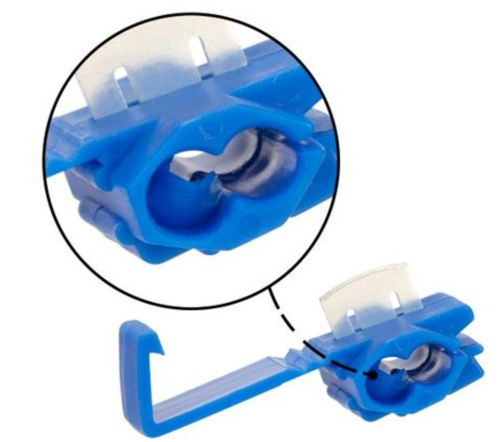 wire connector 0.75-2.5 sq.mm. non-destructive break-free wire splitter stripping-free plug-in terminal block