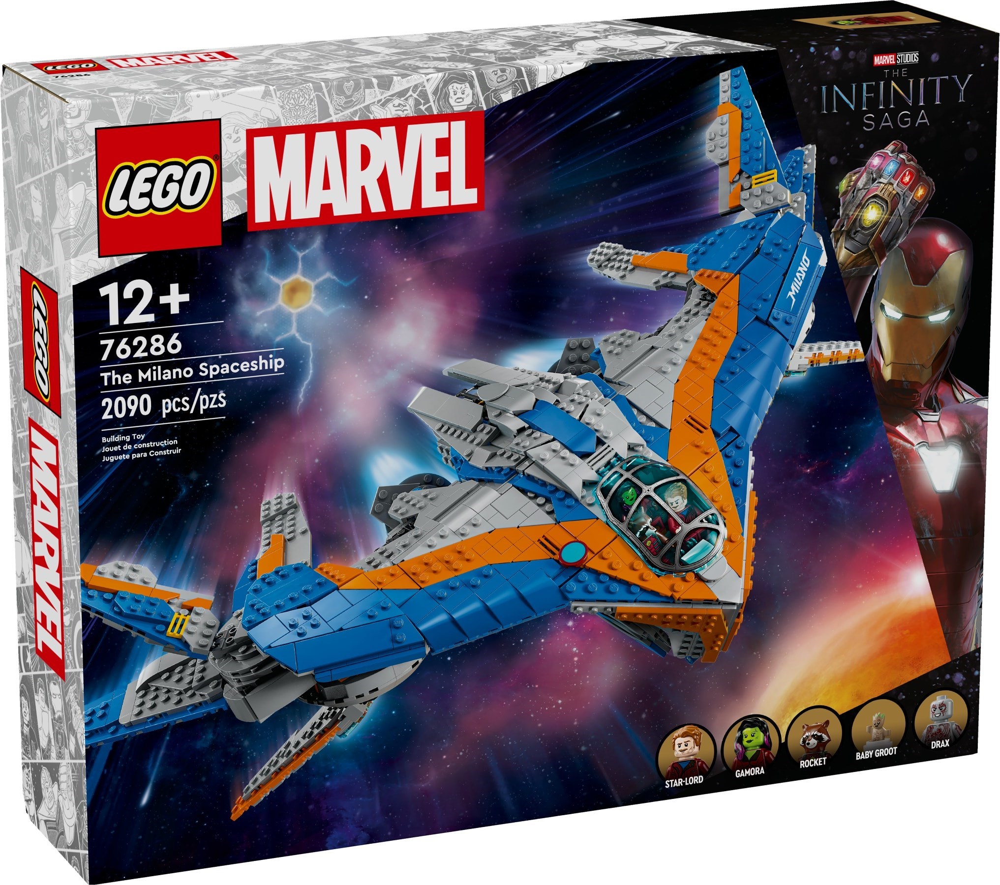 LEGO Super Heroes Marvel เลโก้ 76286 The Milano Spaceship