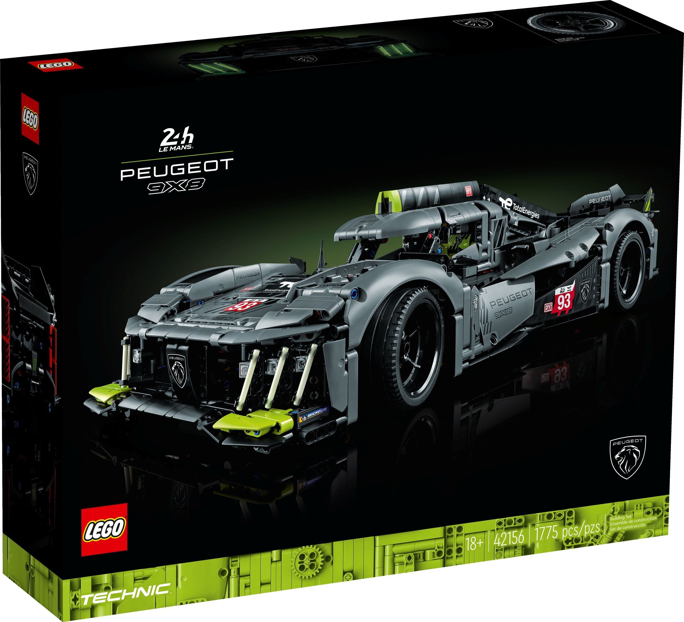 LEGO Technic เลโก้ 42156 PEUGEOT 9X8 24H Le Mans Hybrid Hypercar