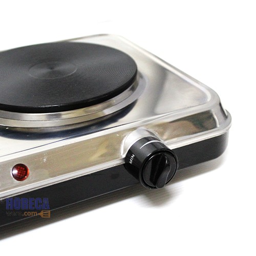 Electric stove, double head, 2500 watts, Boss brand