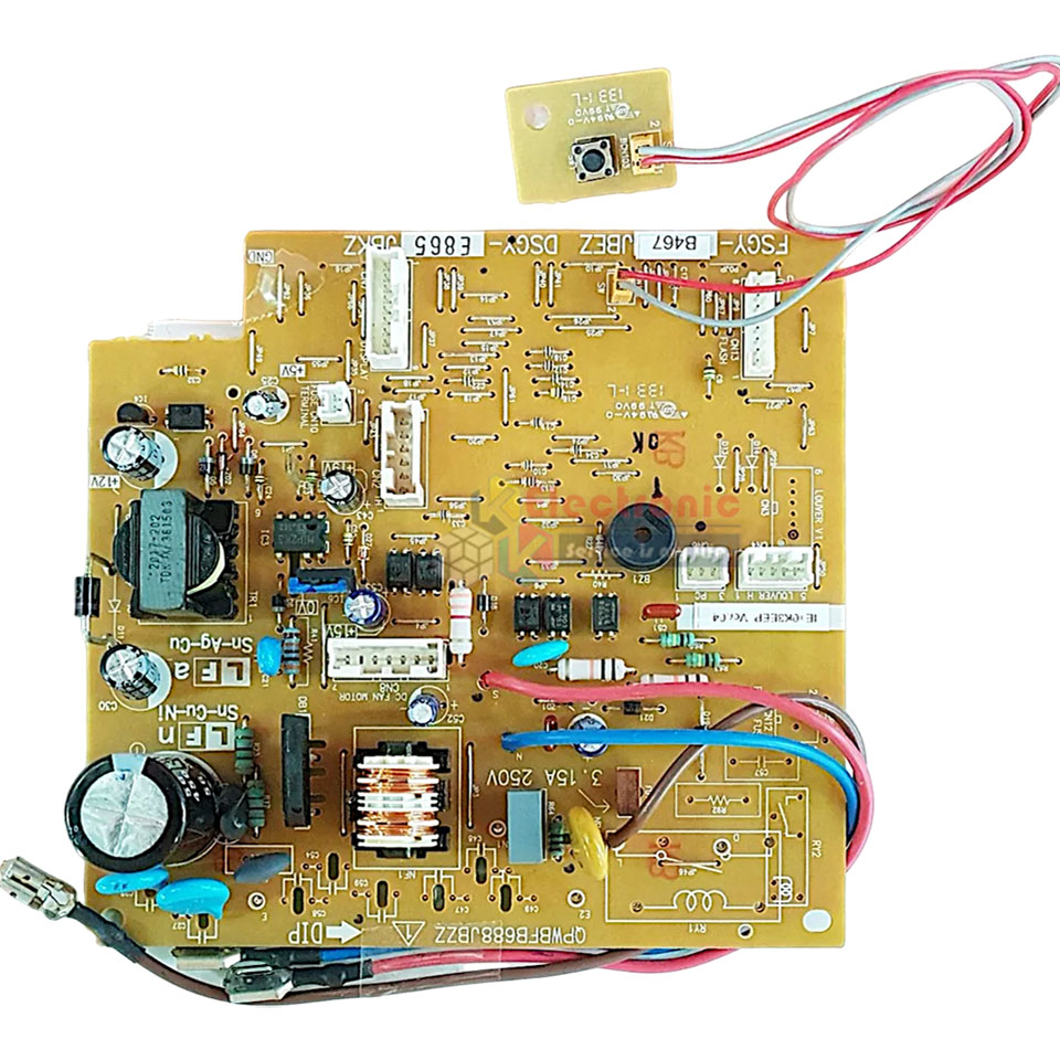 แผงบอร์ดควบคุมแอร์คอยเย็นSHARP-ชาร์ป รุ่น AH-PNX21-อะไหล่ใหม่แท้บริษัท