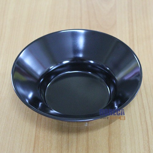 ชามปากบาน 6นิ้ว สีดำ ตราเอสบี