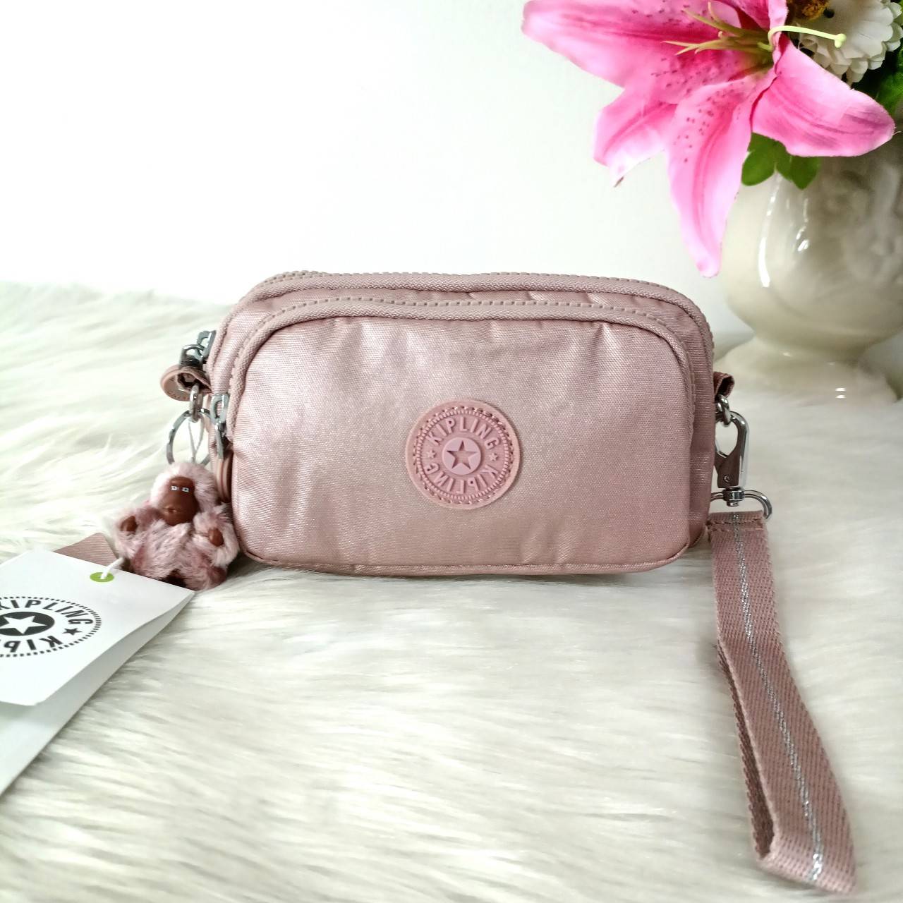กระเป๋าสะพาย คิปลิ้ง คิปลิง KIPLING 3 Monkey Seoul up