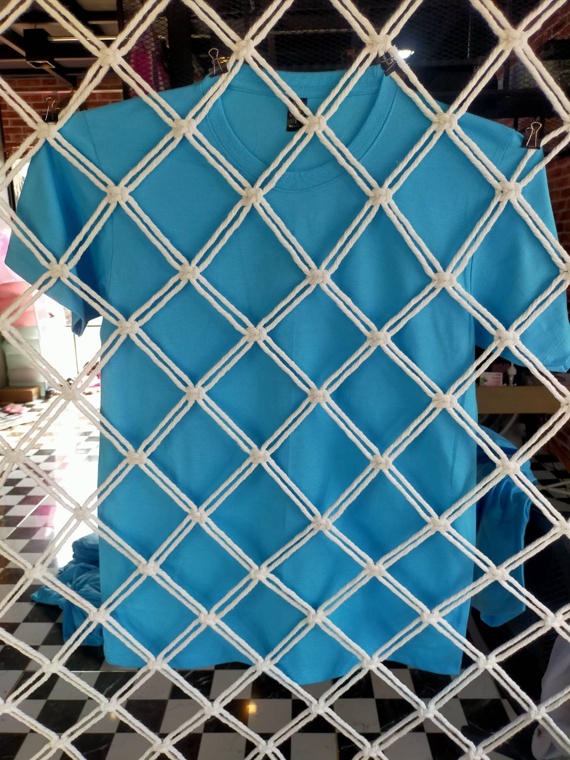 ตาข่ายถักเชือกมาคราเม่ ตาข่ายตกแต่ง